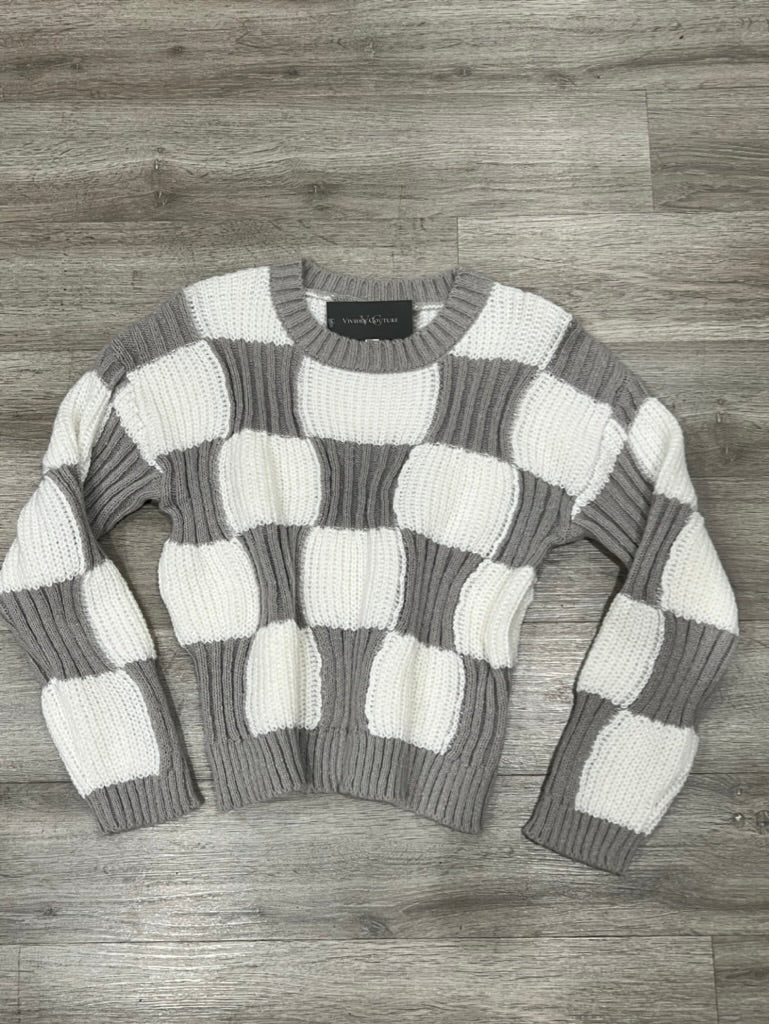 checkered Sweater – Vividly Couture