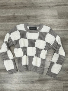 checkered Sweater